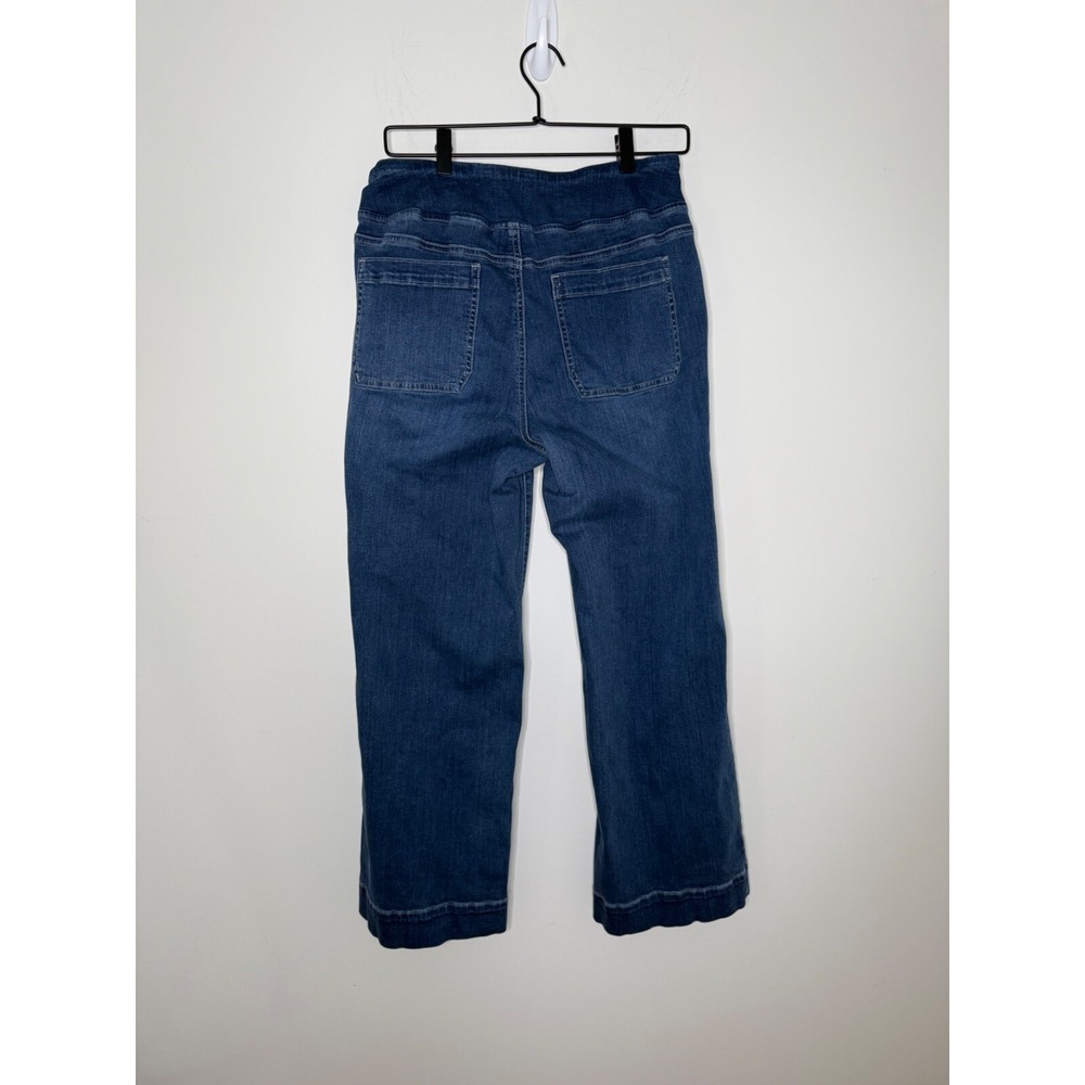 Belle Kim Gravel Women's 12T Pull On Deep Hem Dark Wash Jeans 27" Inseam‎ - Picture 2 of 7